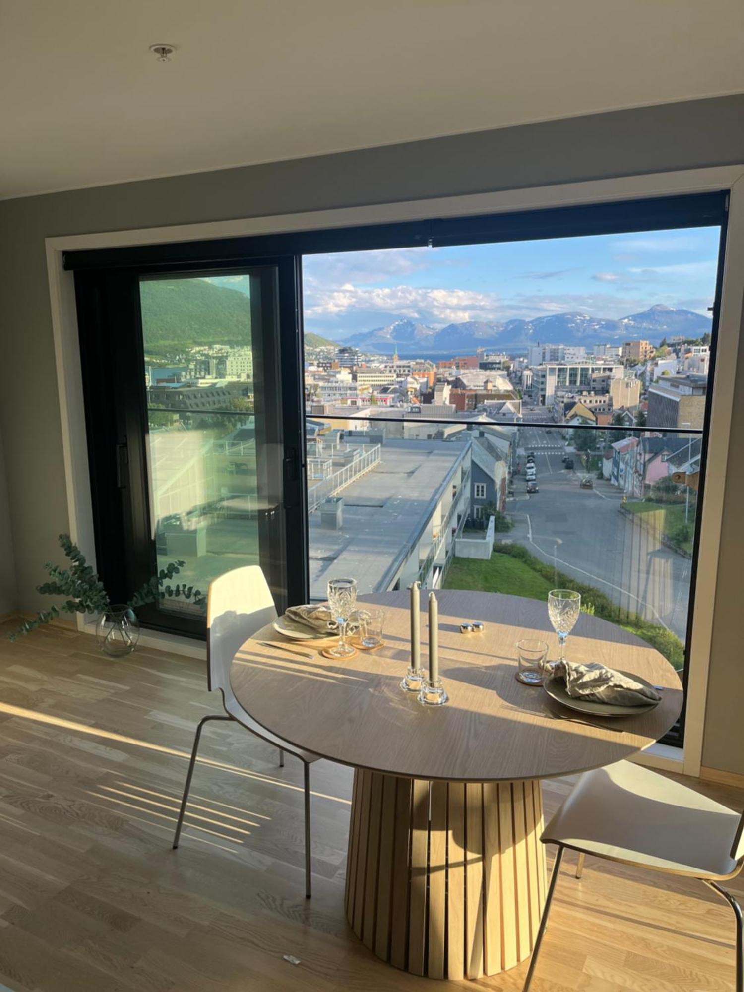 City Center 7Th Floor Apartement With Beautiful View Tromso Bagian luar foto